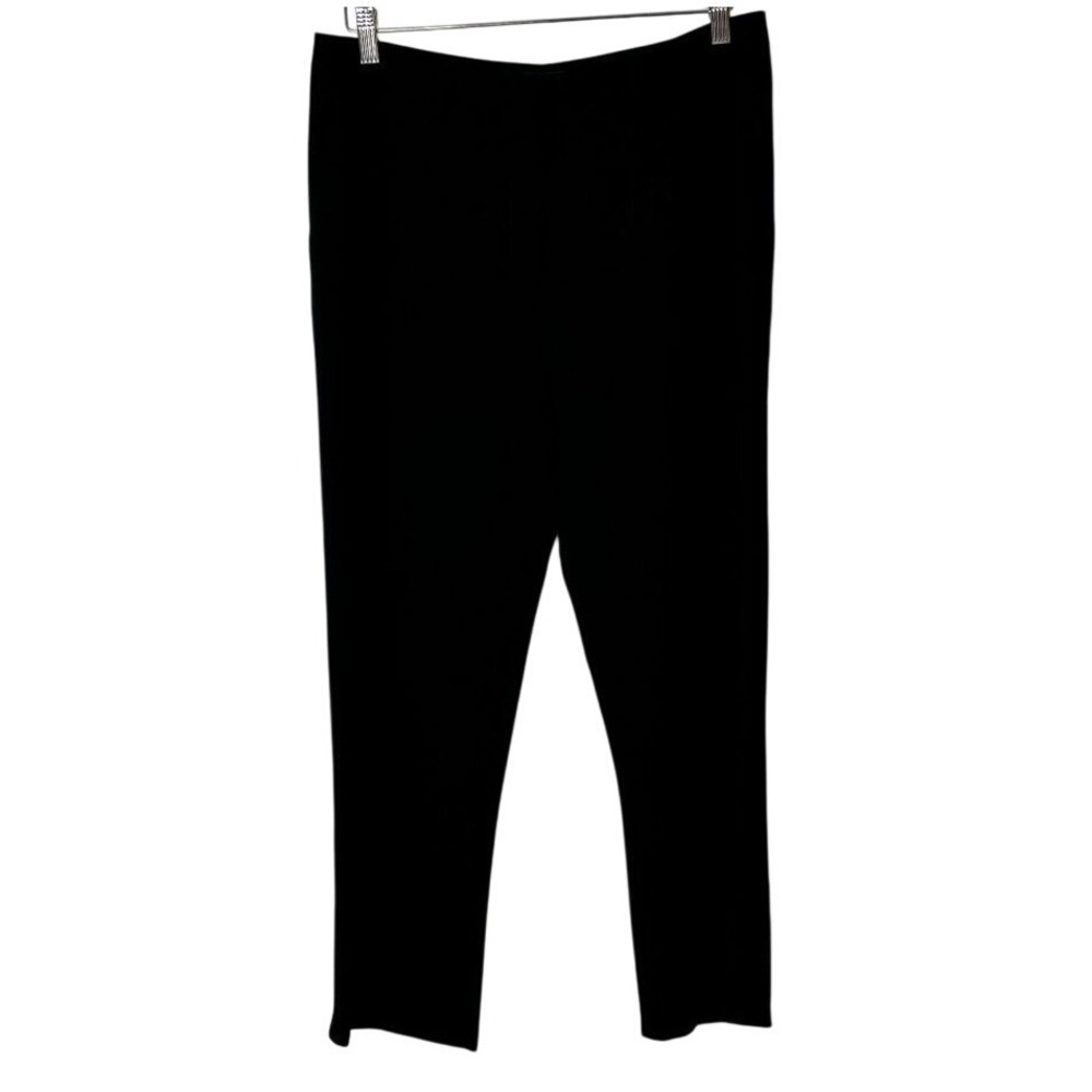 Jenni Kayne Cropped Kick-Flare Crepe Trouser Black‎ M L 8 10
